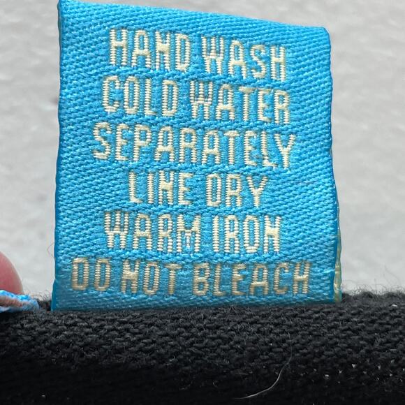 Cotton Connection Black Cotton Beach Summer Vacation Appliques Scoop Neck Top L - Picture 10 of 12